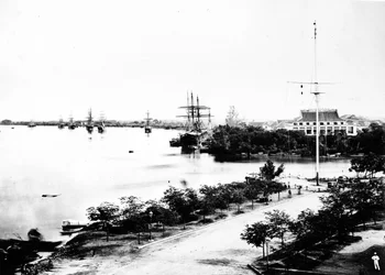 ウォーターフロント、サイゴン、1870年代頃